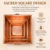 Copper Hawan Kund Yagna Agnihotra Agni Kund 12" X 12"// 1 Piece//Excellent Export quality