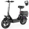 Trotinetă Electrică Adult SUPER GQ8 14'' 20MPH Motor 250W Baterie 48V15Ah E-Trotinetă pentru Naveta Urbană Echipată cu Scaune Detașabile