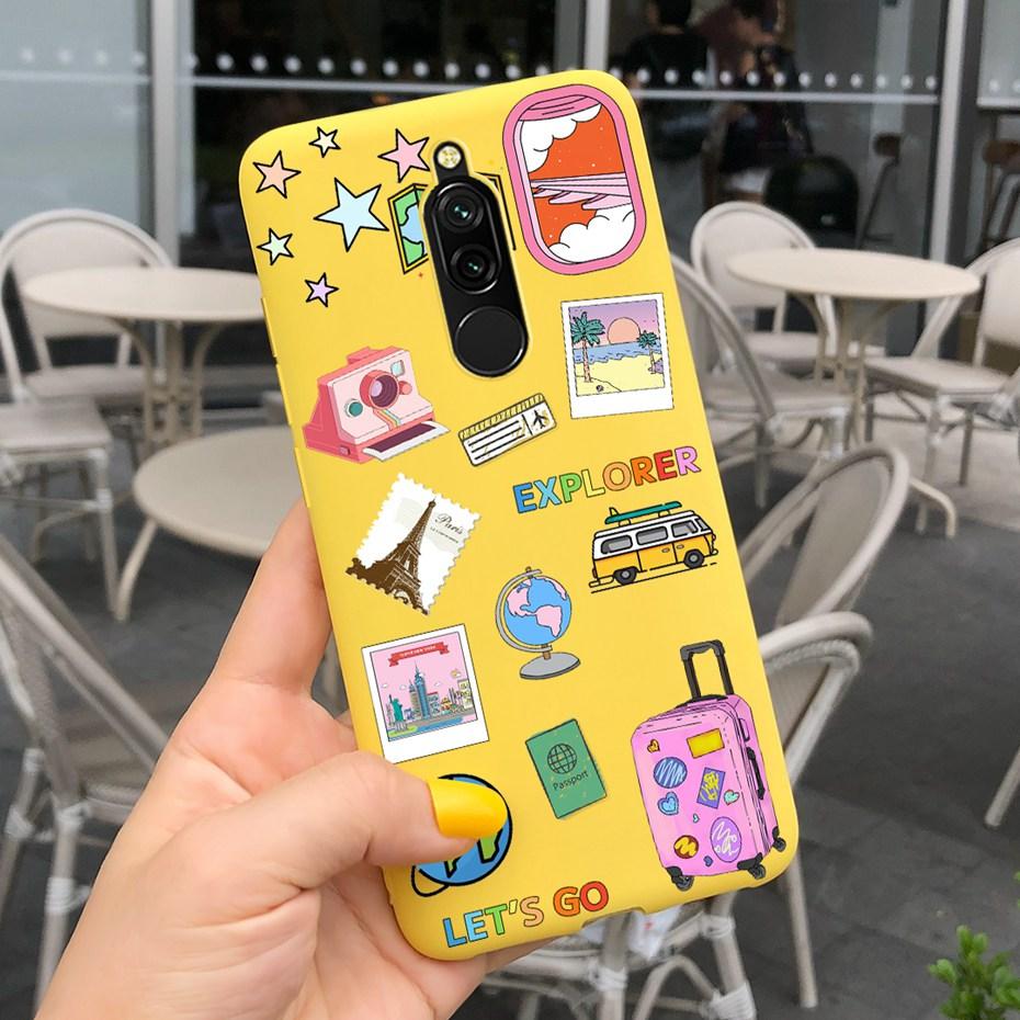 For Xiaomi Redmi 8 Case Redmi 8A Pro Fashion Pattern Jelly Silicone Phone Cases For Redmi8 8 A Pro Soft TPU Back Cover