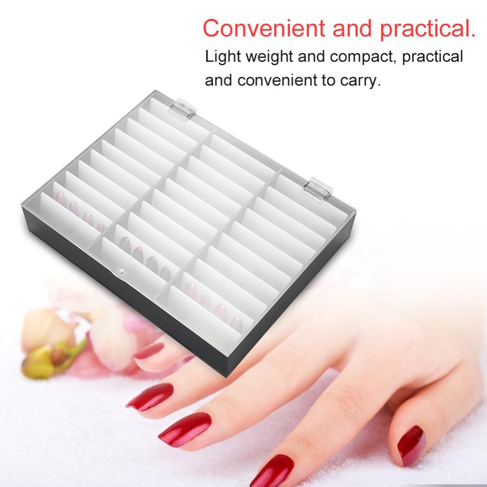 Decoration Container Nail Tips Storage Box Nail Art Organizer Holder For Nail Artists