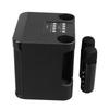 Wireless Karaoke Speakers Portable Mini Karaoke Machine Bluetooth Speaker with 2 Wireless Microphones for Home Party