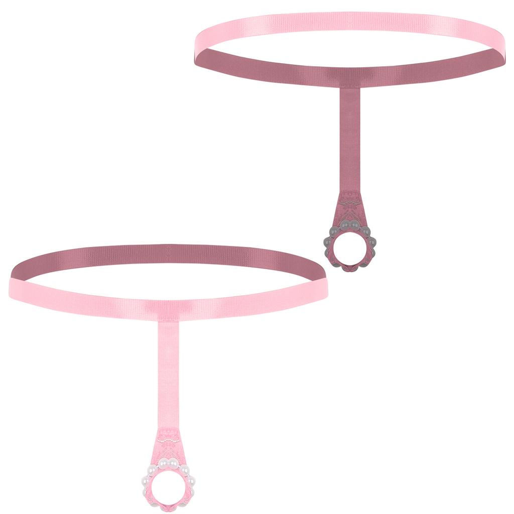 Men O Ring Enhancer Micro Thongs Backless Pole Hollow Out Opening Butt Flaunting Jockstrap Erotic Underwear