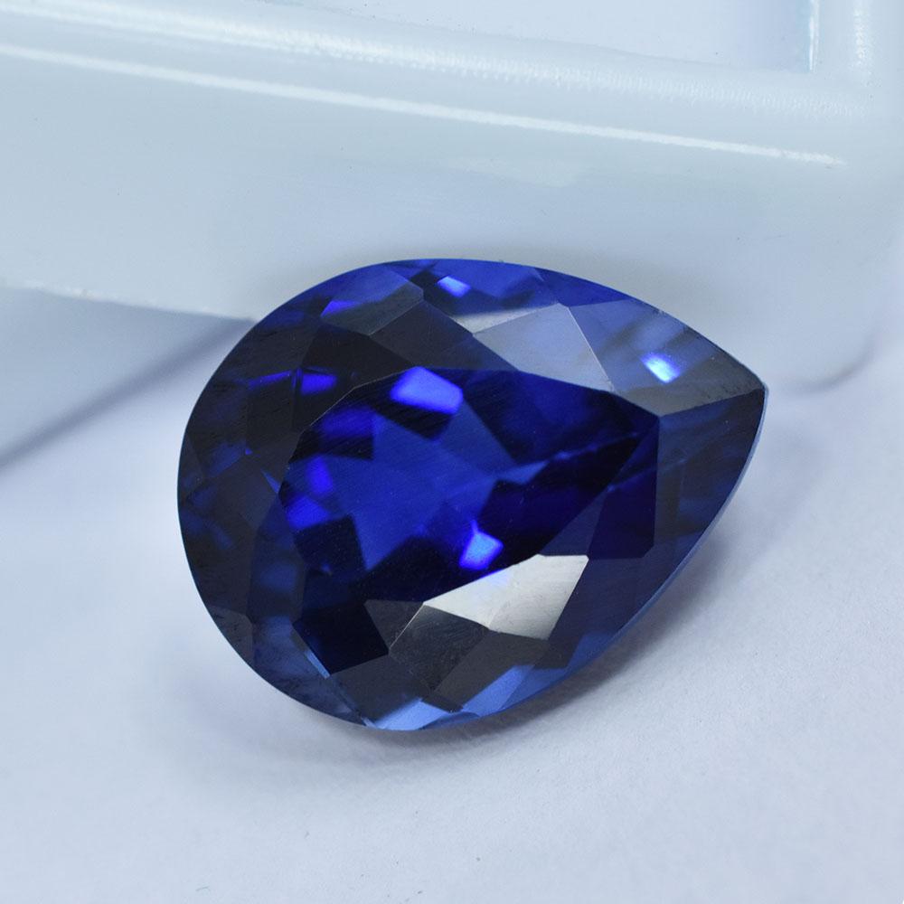 A+ Quality   Natural Blue Tanzanite 9.20 Ct Pear Cut Loose Stones