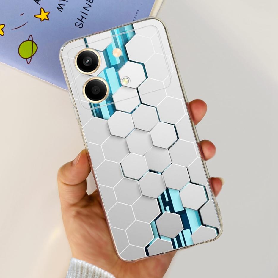 For Xiaomi Poco X6 Pro 5G Case New Fashion Painted Cover Clear Silicone Phone Case For Xiaomi Poco X6 Neo PocoX6 Pro Soft Fundas