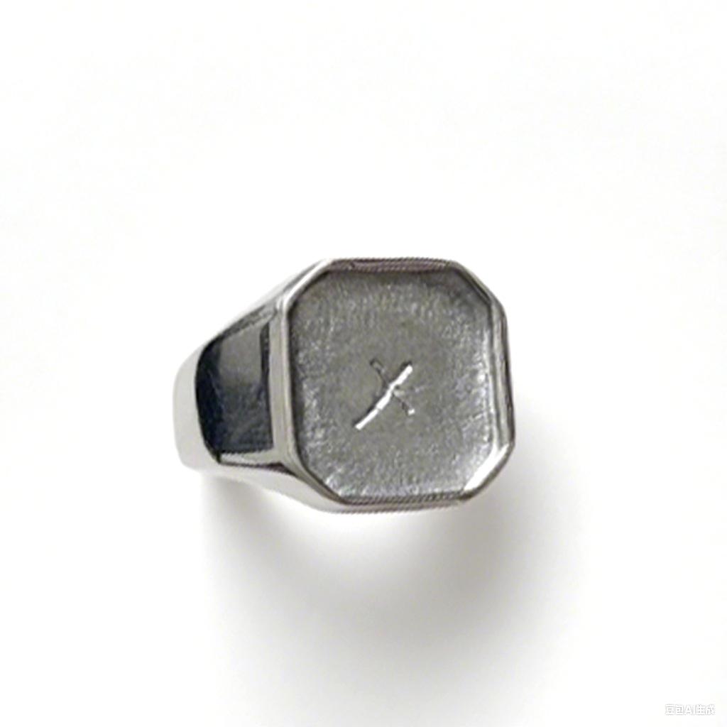 Simple Fashion Abalone Shell Glow Ring Stainless Steel Shell Unique Jewelry