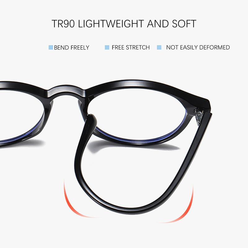 MAXJULI EYEWEAR Vintage Retro Round Blue Light Blocking Glasses for Women Men Unisex Computer Eyewear Optical Frames 6007