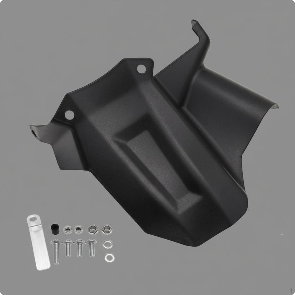 Motorcycle Rear Mudguard Mounting Hardware Included Wheel Matte Black Cover