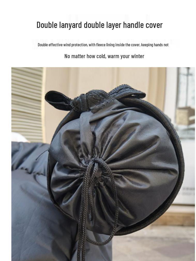 Heavy-Duty Winter Windproof Cover for Electric Vehicles