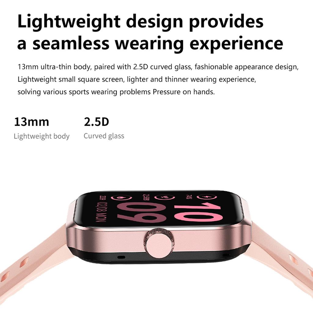 NX22 AMOLED Square Touch Screen Smart Watch GPS Health Monitoring Sport Watch