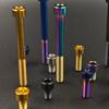 4/10pcs Titanium Bolt M5 M6 DIY Screw for Bike MTB / Road Bicycle, Length 12 16 18 20 23 25 30 35 40 45 50 55 60mm