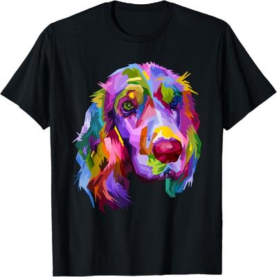 English Cocker Spaniel Pop Art Portrait Dog Owner T-Shirt