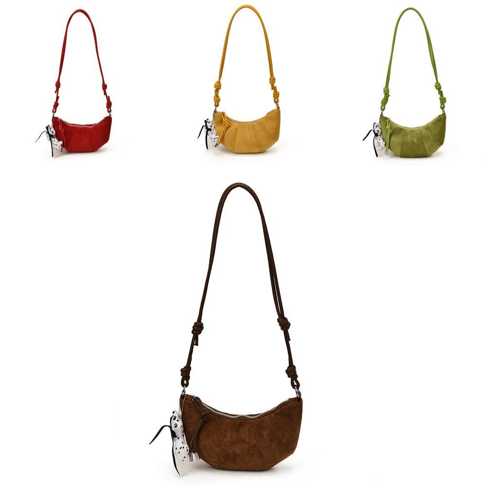 Stil Kleine Wasserklößchen-Form Schultertasche mit Reißverschluss