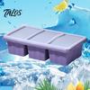 BPA-free Large Ice Cube Tray Silicone Freezer with Lid 3-Compartment And Oven Safe Mold for Soups Sauces BPA-Free Maker Easy-release