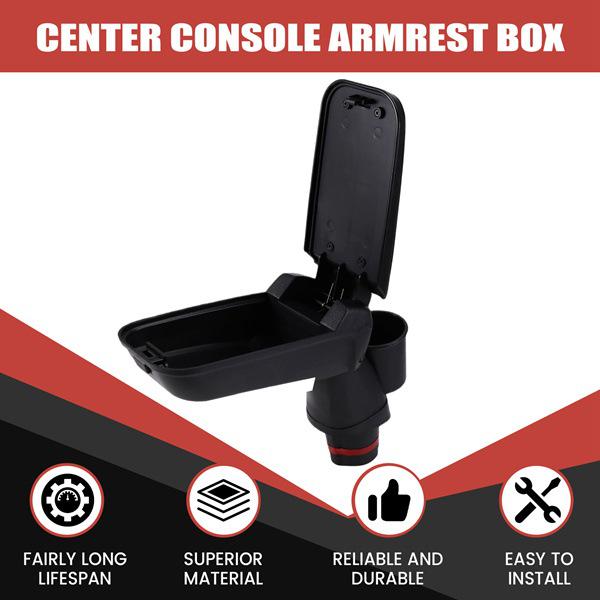 Compatible Center Console Armrest for 2015-2019 Smart Fortwo/Forfour 453