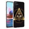 Pyramid Illuminati eye Transparent Phone Case for Redmi 13C 12C 10C Note 13 12 11 11T K40 Gaming Plus Pro 4G 5G Soft Cover Shell