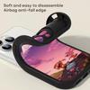 Cartone Animato Gumball Carino Modello Poster Custodia per Telefono Per iPhone 16 15 14 13 12 11 Plus Pro Max Pelle di Agnello Cover in Silicone nero