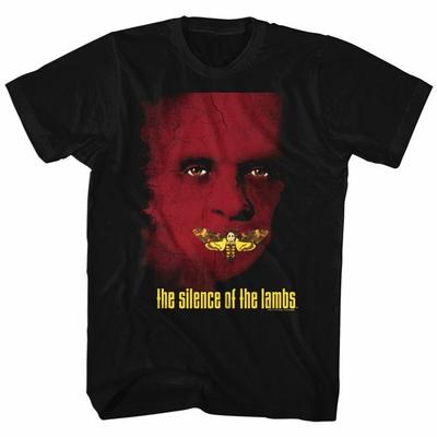 Σιωπή των Αμνών Αφίσα Μαύρο Ενήλικο T-Shirt
