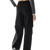 Anta Comfortable Casual Simple Straight Leg Zipper Sports Pants Women Pants Basic-Black 162516502-1