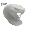 Personalized Craft Gift with Sharp Snake Ornament Head 3D Printed Desk Sculpture Teeth Novelty Home Accents Realistic Animal Figurine