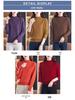 Women's Thick 100% Pure Wool Half-High Collar Sweater - New Autumn/Winter Style for Middle-Aged and Elderly