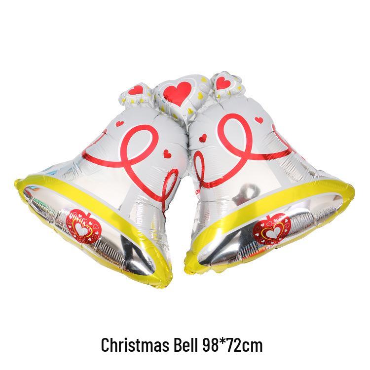 Christmas Decor Set: Snowman, Santa, Snowflake & Tree Balloons