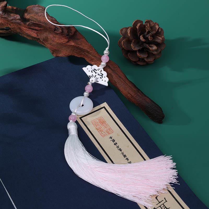 

Градиентная Мирная Пряжка Кисточка Ципао Поясная Подвеска