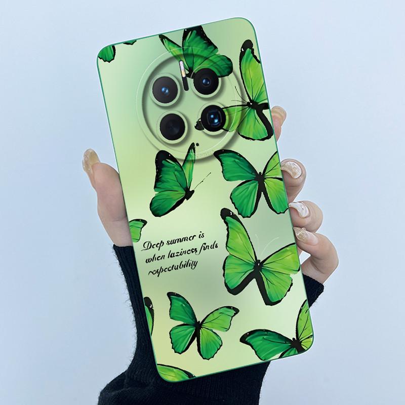 For Huawei Mate 50 50 Pro 50E Phone Case Mate50 Cover Fashion Simplicity Flowers Soft Liquid Silicone Shell For Mate50Pro Fundas