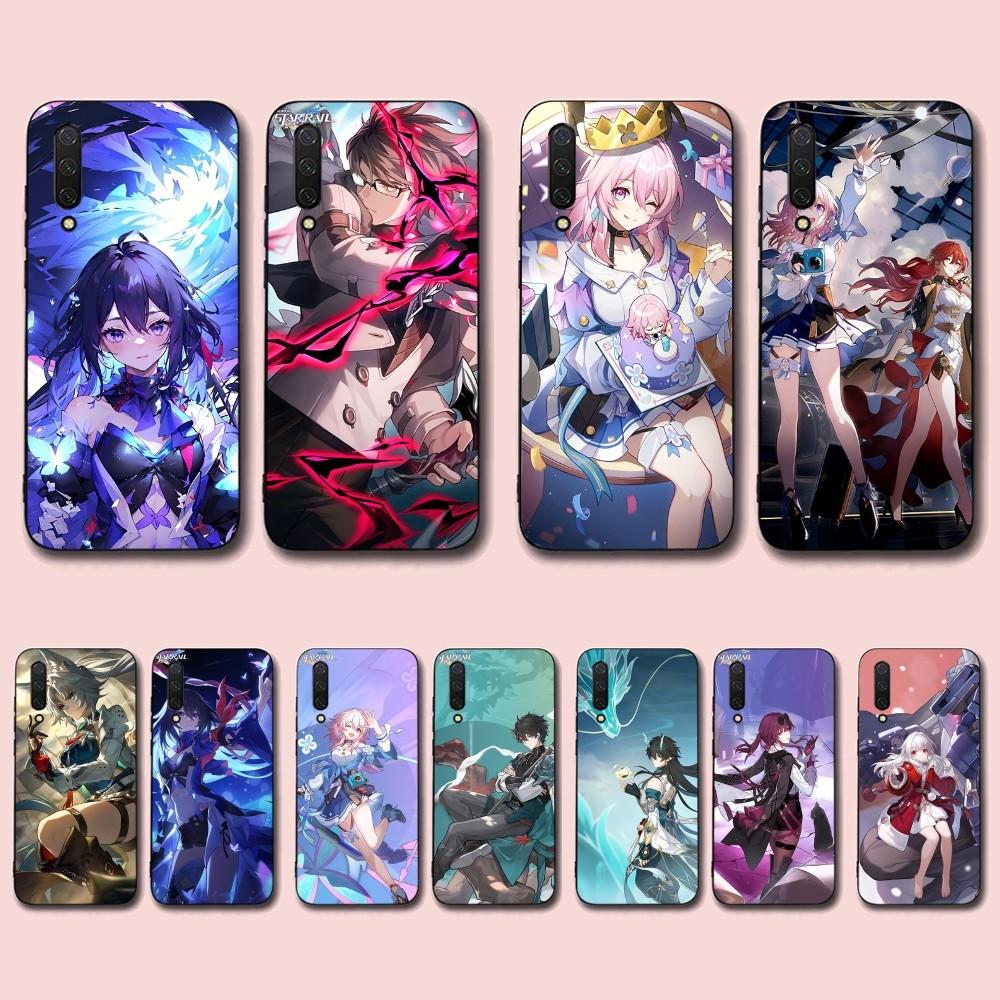Honkai Game S-Star R-Rail Phone Case For Xiaomi Mi 5X 8 9 10 11 12 Lite Pro 10T PocoX3pro PocoM3 Note 10 Pro Lite