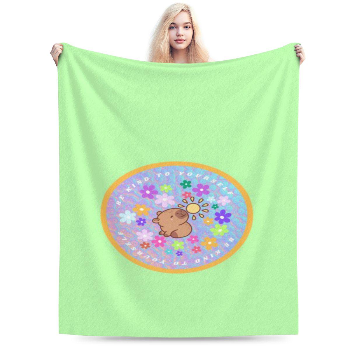 Kind Capybara Custom Soft Party An UltraSoft Micro Fleece Blanket 75x100cm 30x40in
