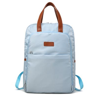 Mochila de Color Sólido, Bolso de Mano, Portátil Simple y de Moda para el Trabajo de las Mujeres