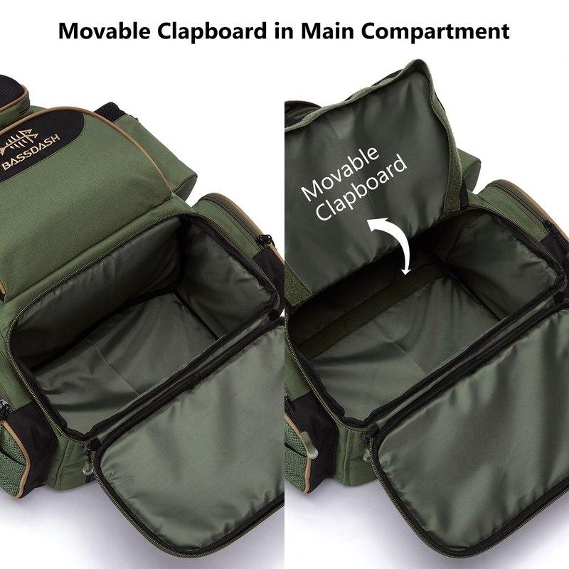Borsa da pesca Bassdash Zaino per attrezzatura Scatola per attrezzatura tattica leggera multifunzionale