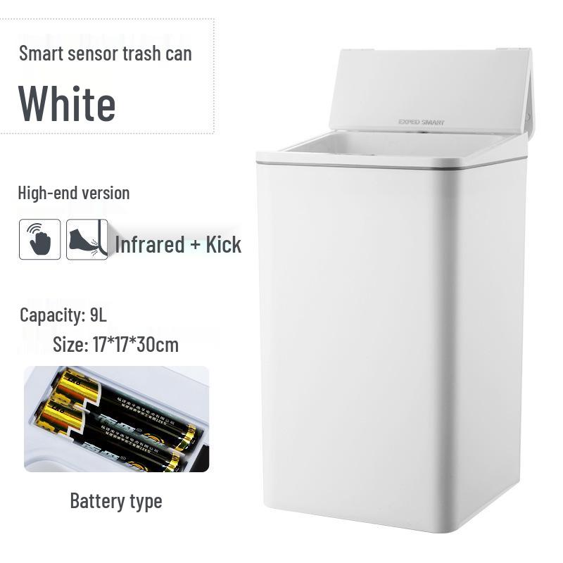Smart Induction Desktop Trash & Storage Bin