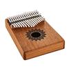 Sonic Energy Kalimba KL1708H Mahogany 17 Keys C Major Scale Sound Hole Collection with Case Bag Cloth Tuning Hammer