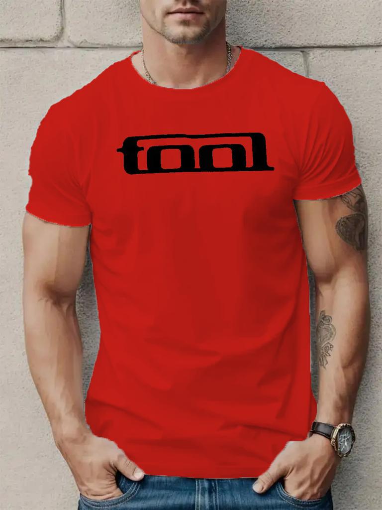 Tool Printed T-Shirt Men's Cotton T-Shirt Summer Casual Short Sleeve TShirts Fashion Loose O Neck Streetwear Oversized Tees