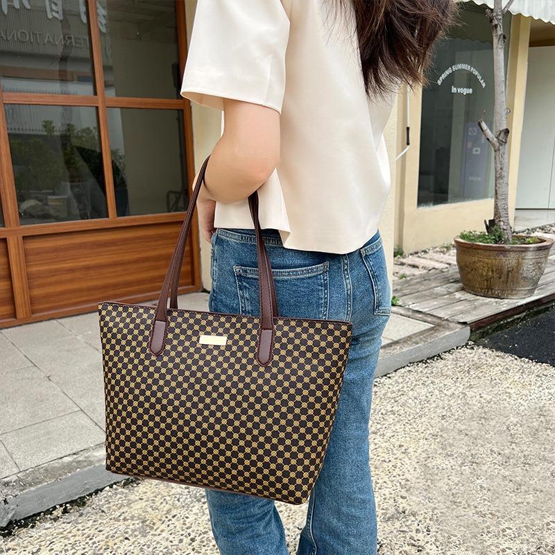Printed Tote Bag Women's Bag Casual Mommy Bag Korean Version Large Capacity Shoulder Bag Casually