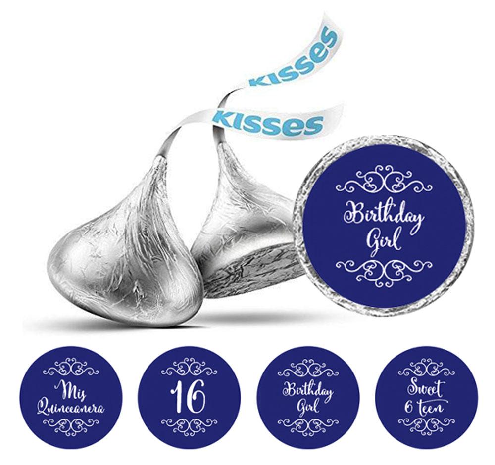 Darling Souvenir 16 Birthday Quinceanera Stickers 190 Pcs Chocolate Candy Labels