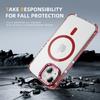 For iPhone 14/13 Clear Phone Case with Lens Kickstand Cover Compatible with MagSafe