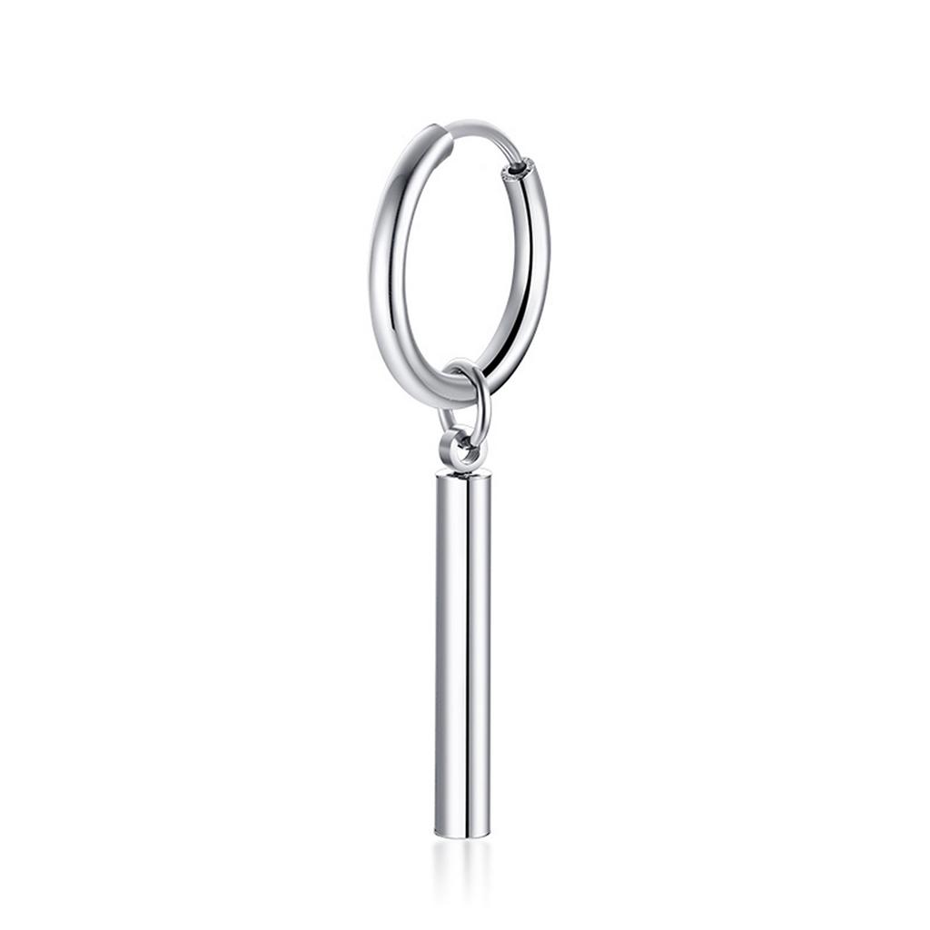 Earring Mens, Multiple Piercing Huggie Hoops Earrings ,Dainty Stainless Steel Single Stud Earing Men Jewelry