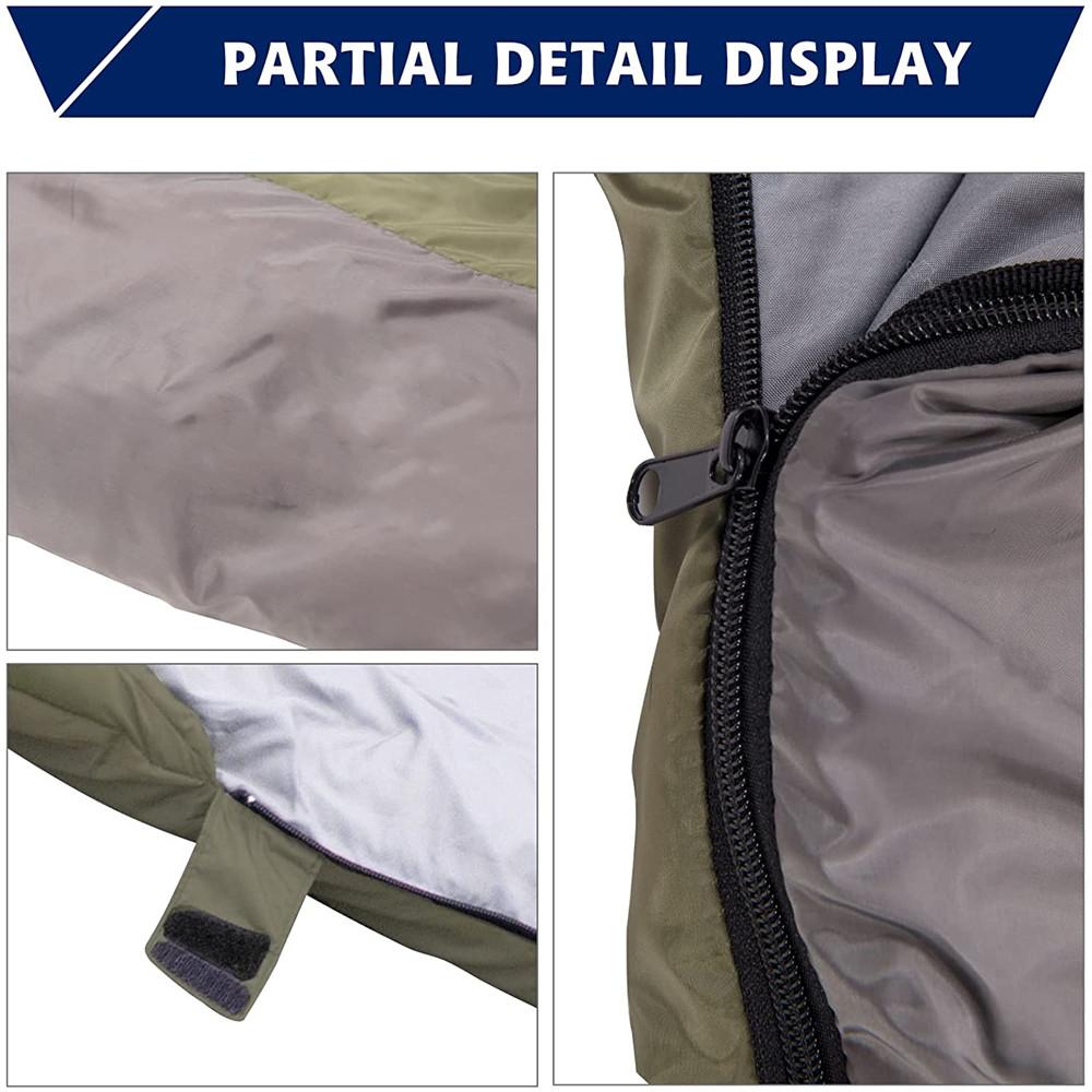 Three Seasons Polyester Envelope Sleeping Bag for Unisex Adults-Warm Weather Camping Hiking & Travel