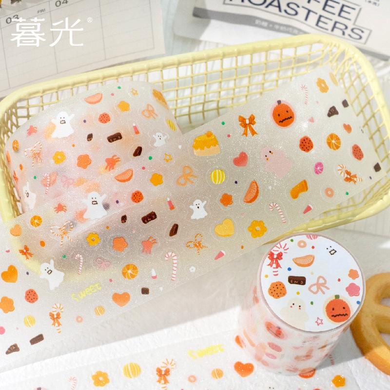1pcs/1lot Decorative Adhesive Tapes Cute collector Junk Journal DIY Paper Japanese Masking Scrapbooking Stickers