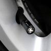 4pcs Car Wheel Tire Valve Air Caps Stem Emblem Cover Accessories For Peugeot 206 207 208  2008 3008 O5008 306 307 508 106 107 308