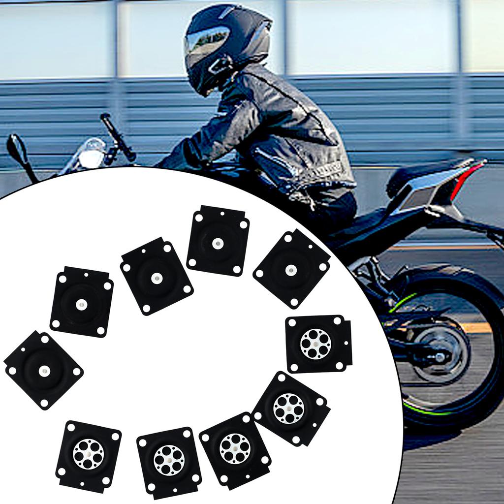 Auto Carburetor Metering Diaphragm Carburetor Membrane Pads For 4314 121 4700 / For Zama A015053 C1Q Carb 10 Pcs