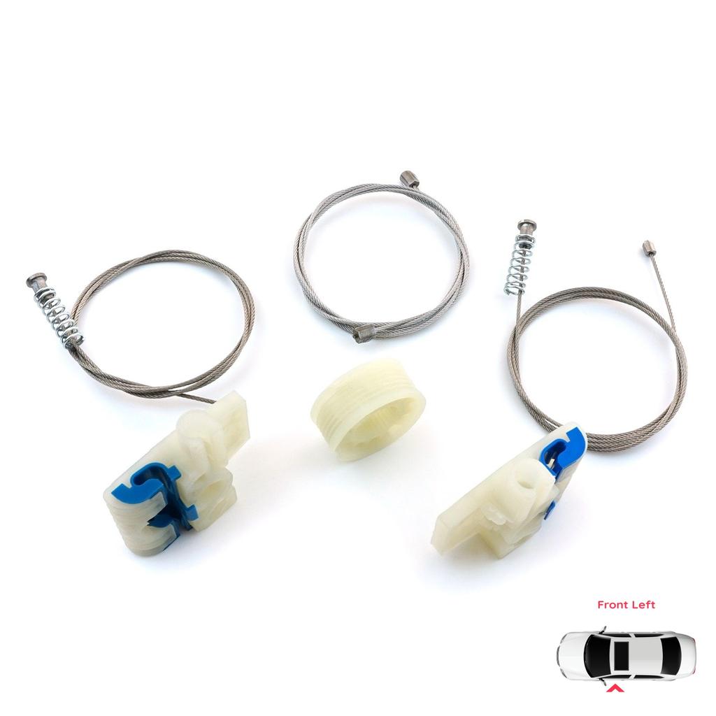 EWR1087 Zestaw Naprawczy Podnośnika Szyby Elektrycznej Regulator Przednie Lewe Drzwi do VW Tiguan MK1 5N 2007-2018 5-Drzwiowy SUV 5N0837461