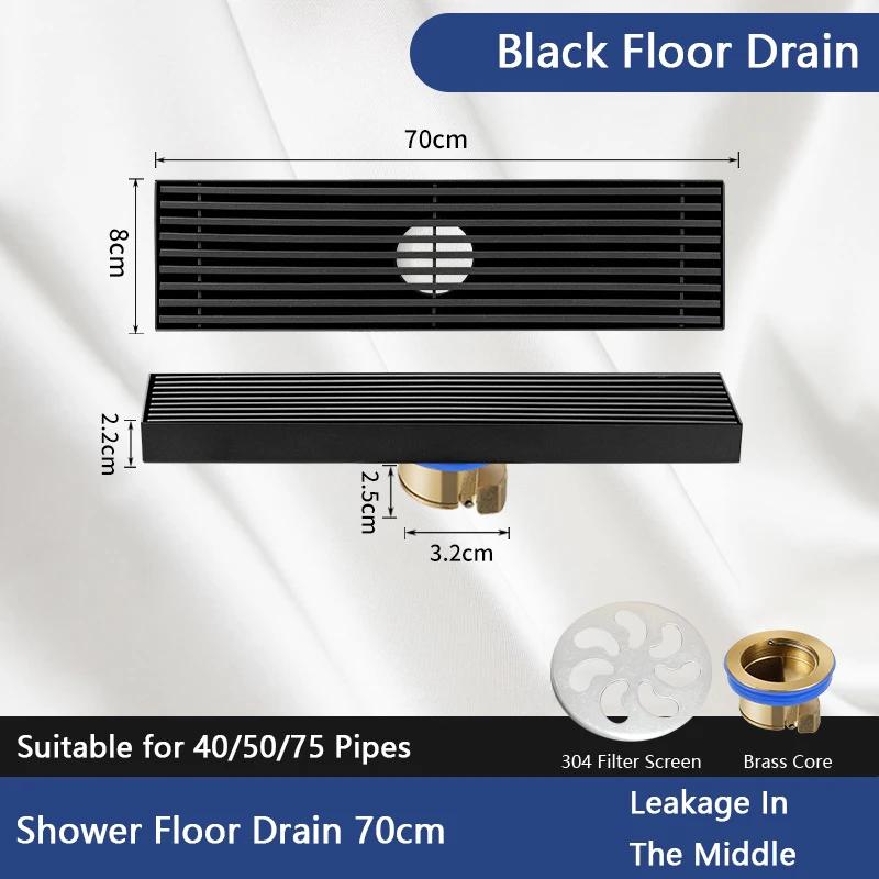 Bathroom Odorproof Floor Drain Stainless Steel Linear Shower Drainage Filter Crazy Drainage Floor Drain for Kitchen Accessories