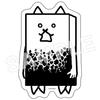 Nyanko Daishouten Original Sticker Crazy Tank Cat from The Battle Cats Set
