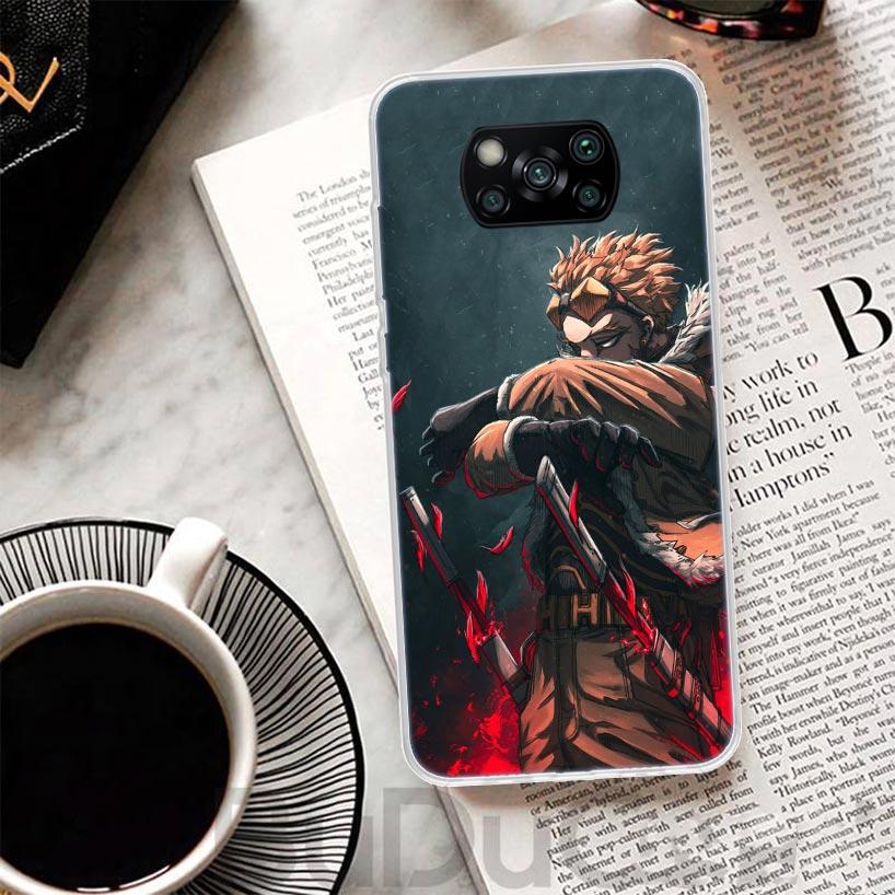 Hawks MHA My Hero A-Academy Cover For Xiaomi Poco X7 X6 X5 Pro X3 Nfc F7 Ultra Phone Case F6 F5 X4 F4 Gt F3 M6 M5S M4 M3 Print S