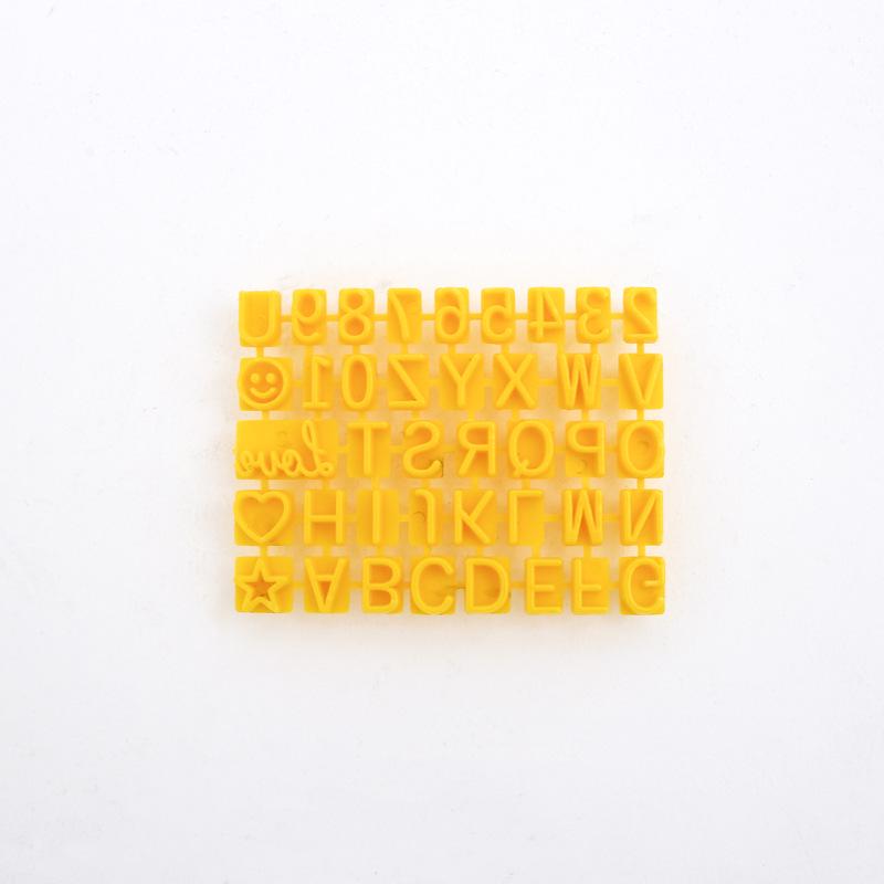 Detachable Ink Pad: Decorative Letter and Number Print Kit