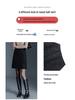 Little Coco Stylish Sequined A-line Mini Skirt, Winter 2025, High-Waisted, Slimming, Elegant, Hip-Hugging for Commuting