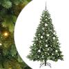 Artificial Christmas Tree with 300 LEDs Green 180 Cm PE and PVC