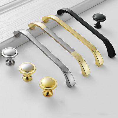 Kitchen Luxury Furniture Hardware Zinc Alloy Cupboard Drawer Handles Wardrobe Door Knob Door Handle
